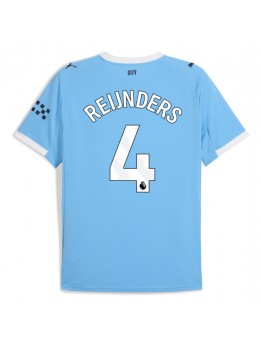 Billige Manchester City Tijjani Reijnders #4 Hjemmedrakt 2025-26 Kortermet